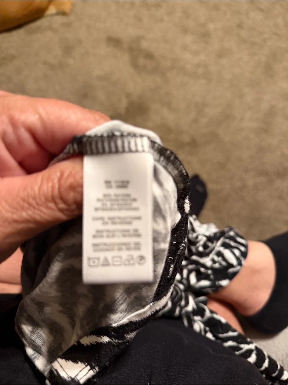 Michael Kors 3/4 sleeve drapey top